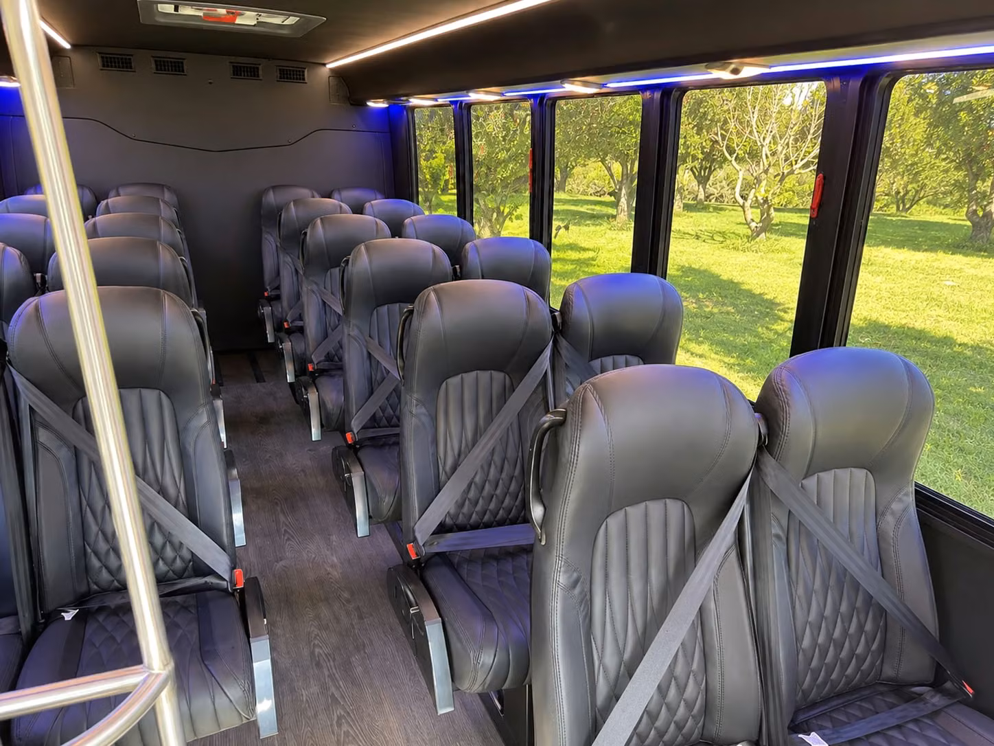 18 passenger minibus inside
