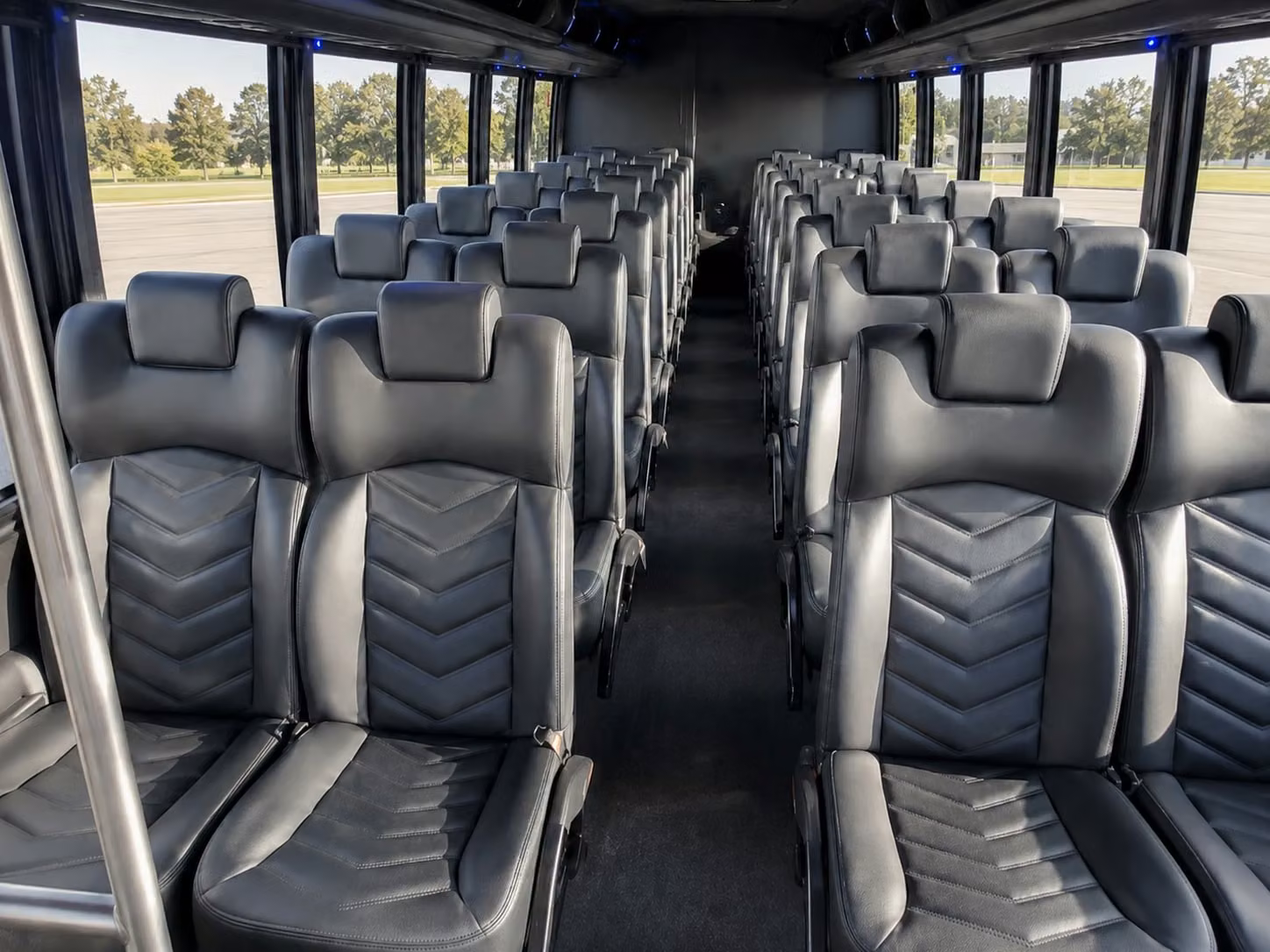 18 passenger minibus interior
