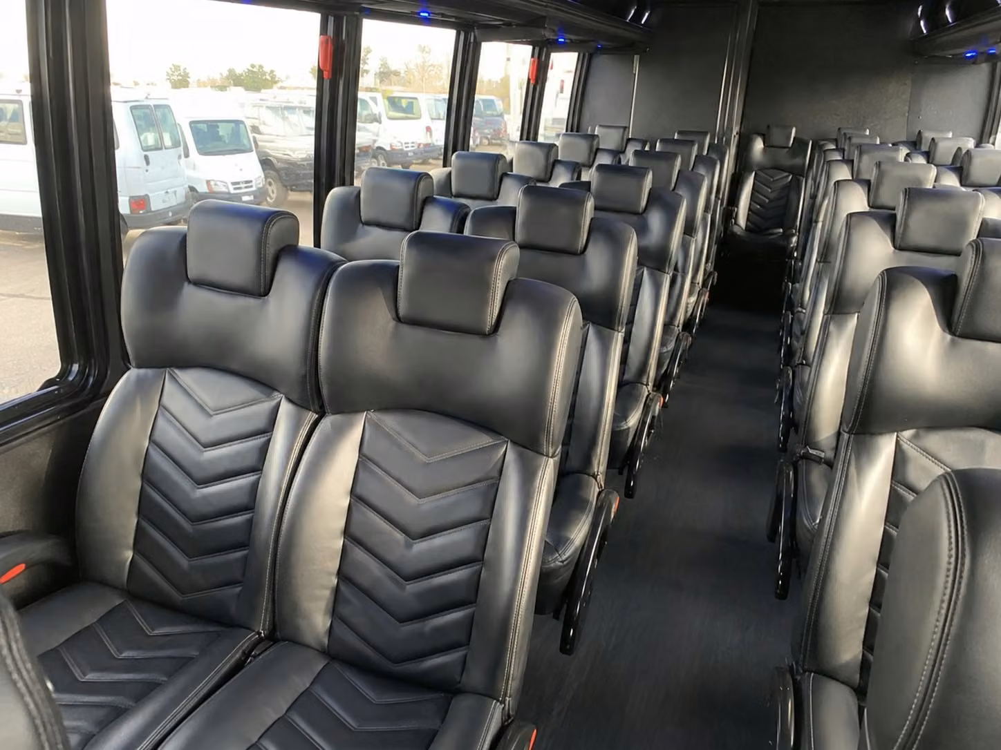 20 passenger minibus interior