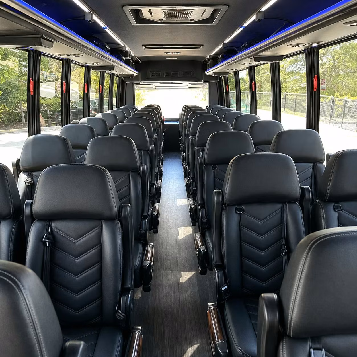 30 passenger minibus inside
