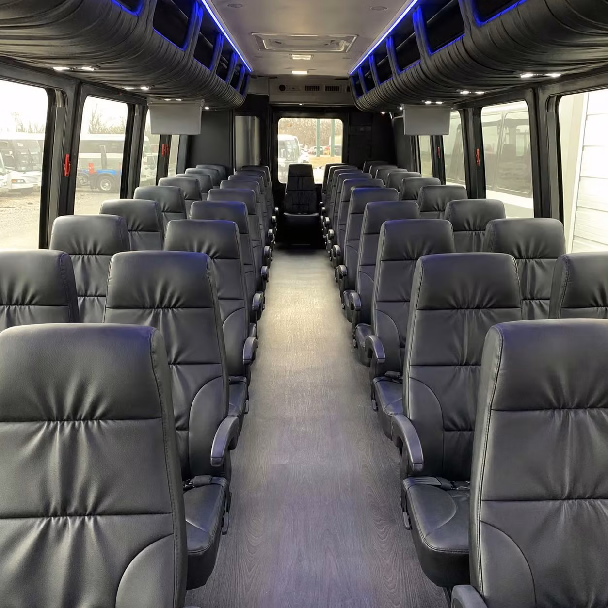 30 passenger minibus interior