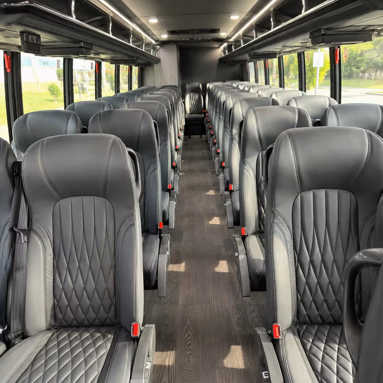 35 passenger minibus inside