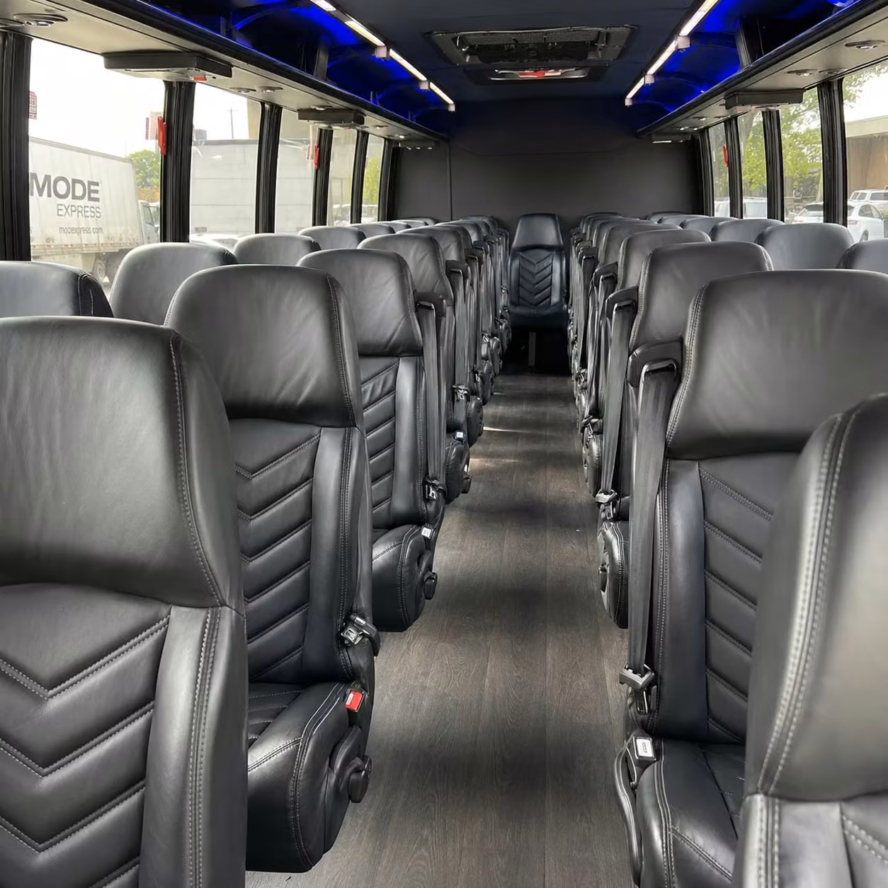 35 passenger minibus interior