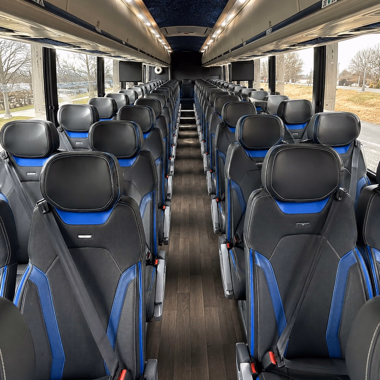 lakewood charter bus interior gallery