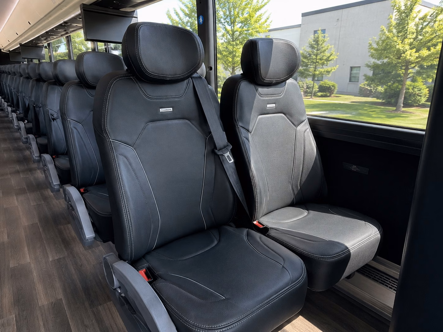 lakewood charter bus rental inside