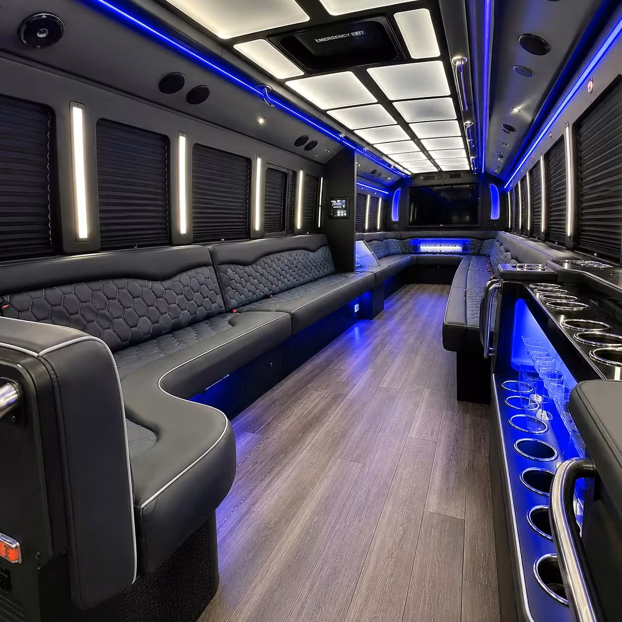 party bus interior