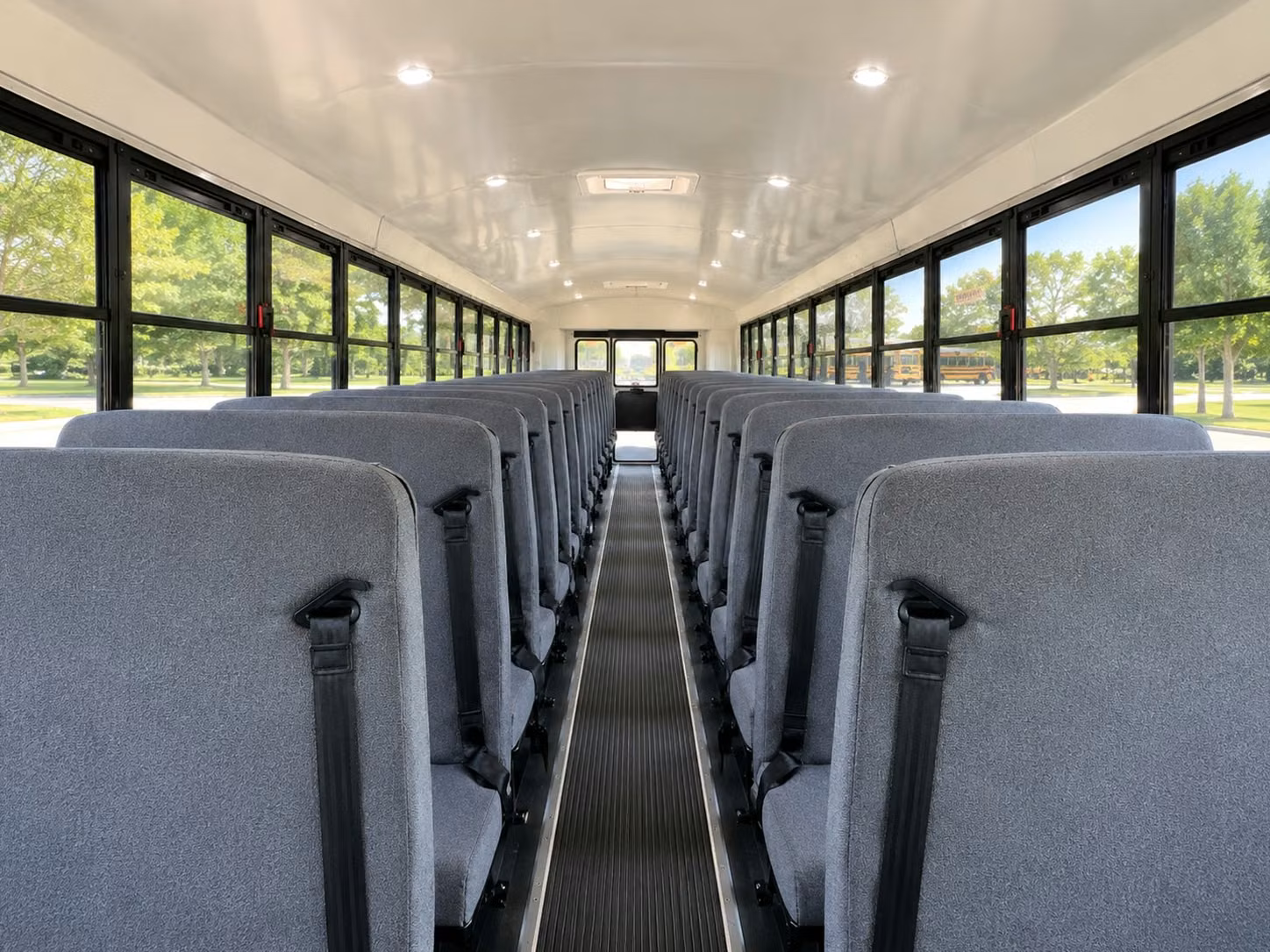school bus interior