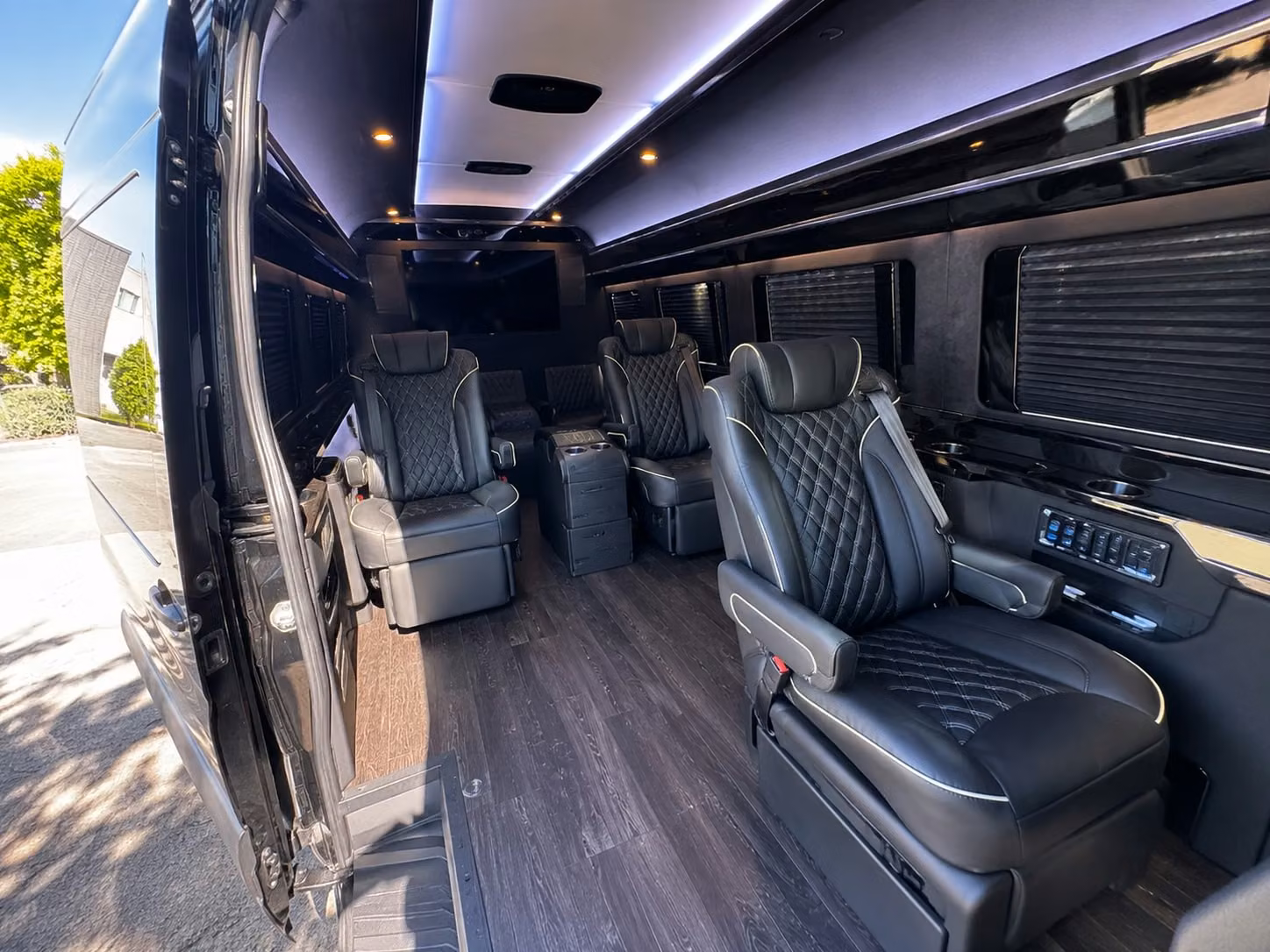 sprinter van with driver interior